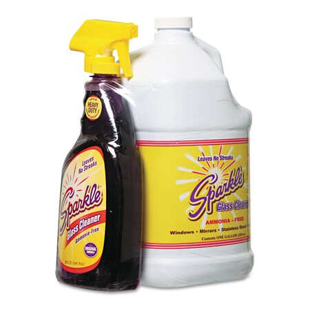 Sparkle Liquid Glass Cleaner, Trigger Spray Bottle 20515